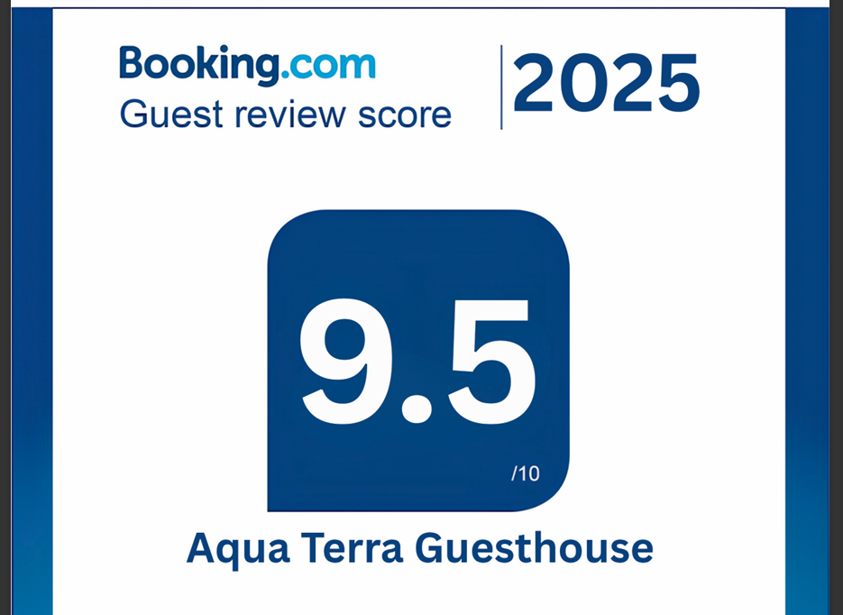 Booking.com Guest review score 9.5/10 (2025)